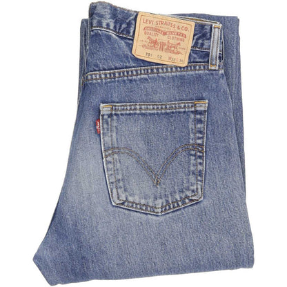 Levi's 751 Men Blue Straight Regular Jeans W32 L33