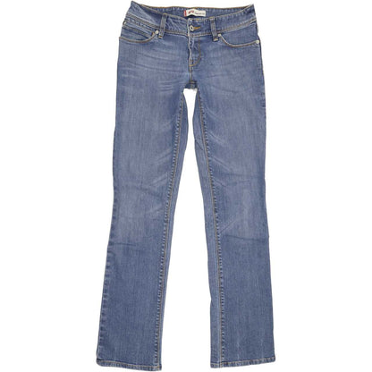 Levi's 470 Women Blue Straight Slim Stretch Jeans W28 L33
