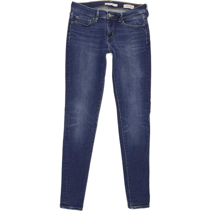 Levi's 710 Women Blue Skinny Slim Stretch Jeans W28 L30