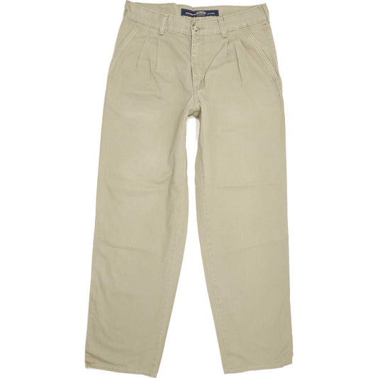 Pioneer Beige Straight Regular Jeans High Waisted W34 L31