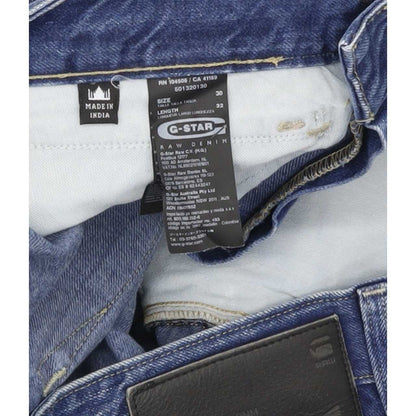 G-Star New Radar Men Blue Straight Loose Stretch Jeans W30 L31
