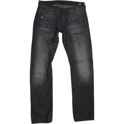 G-Star Mc Arthur Men Navy Straight Slim Jeans W33 L34