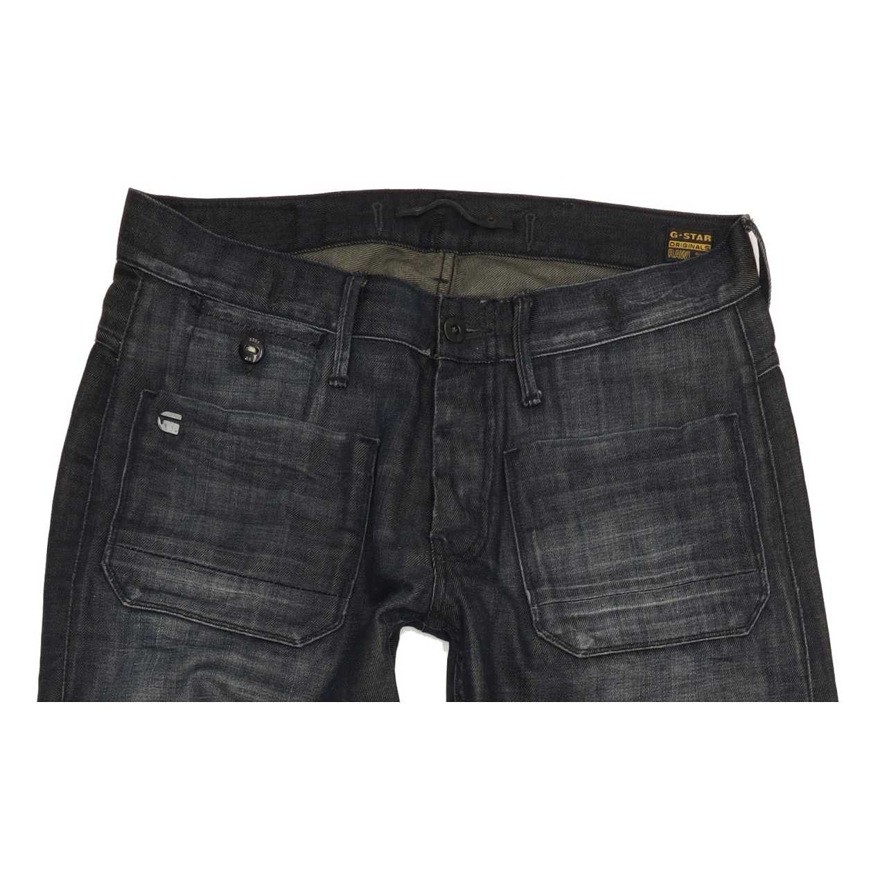 G-Star Mc Arthur Men Navy Straight Slim Jeans W33 L34