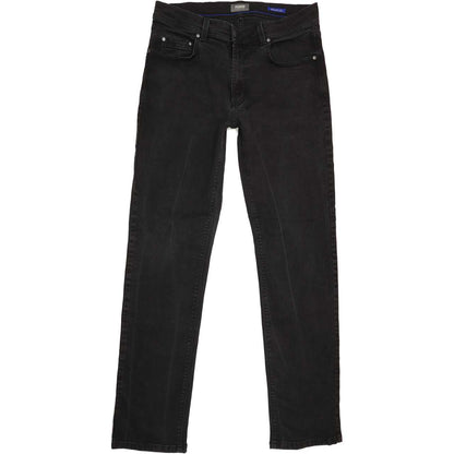 Pioneer Rando Men Black Straight Regular Stretch Jeans W34 L33