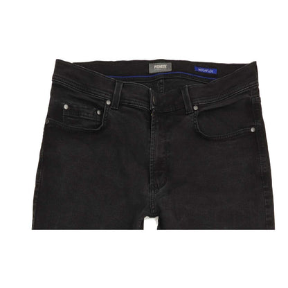 Pioneer Rando Men Black Straight Regular Stretch Jeans W34 L33