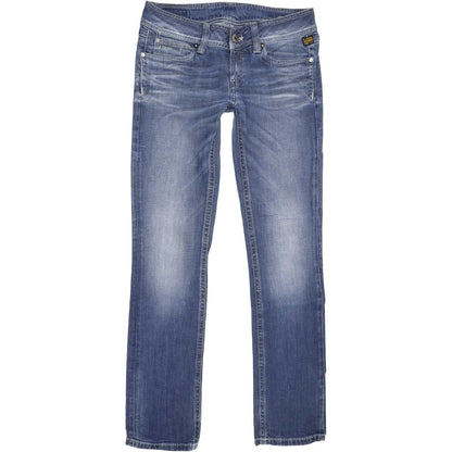 G-Star Ford Women Blue Straight Slim Stretch Jeans W31 L33