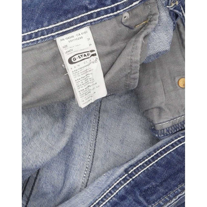 G-Star Ford Women Blue Straight Slim Stretch Jeans W31 L33