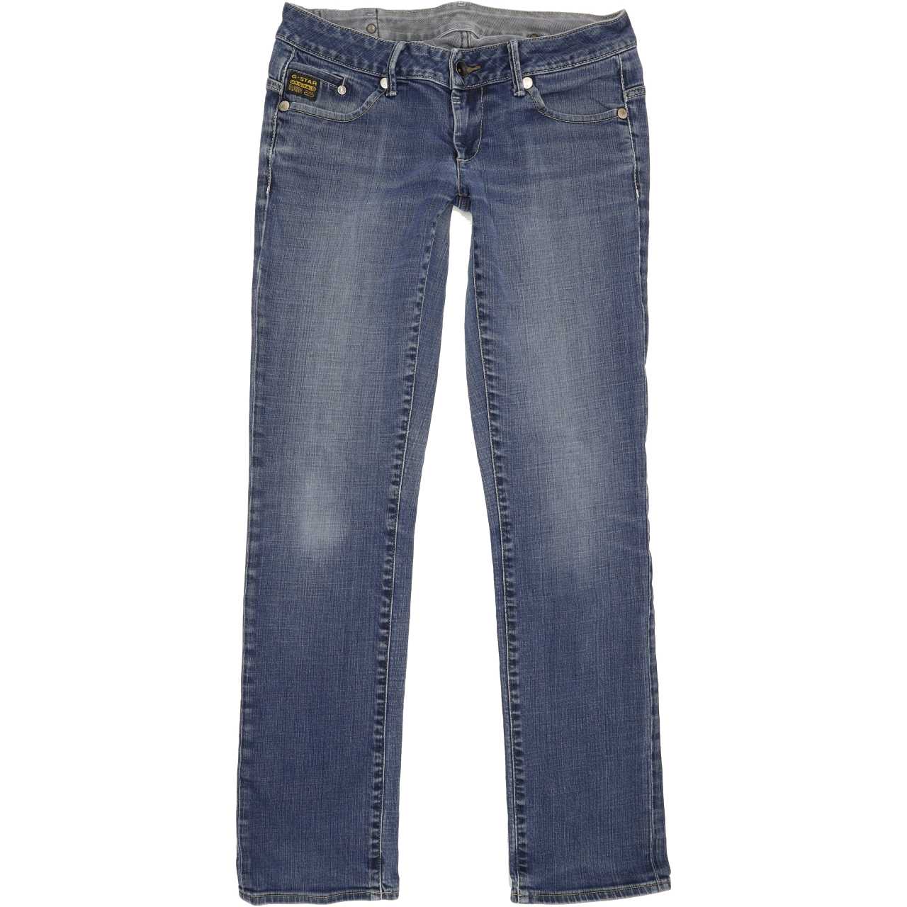 G-Star Midge Women Blue Straight Slim Stretch Jeans W31 L32