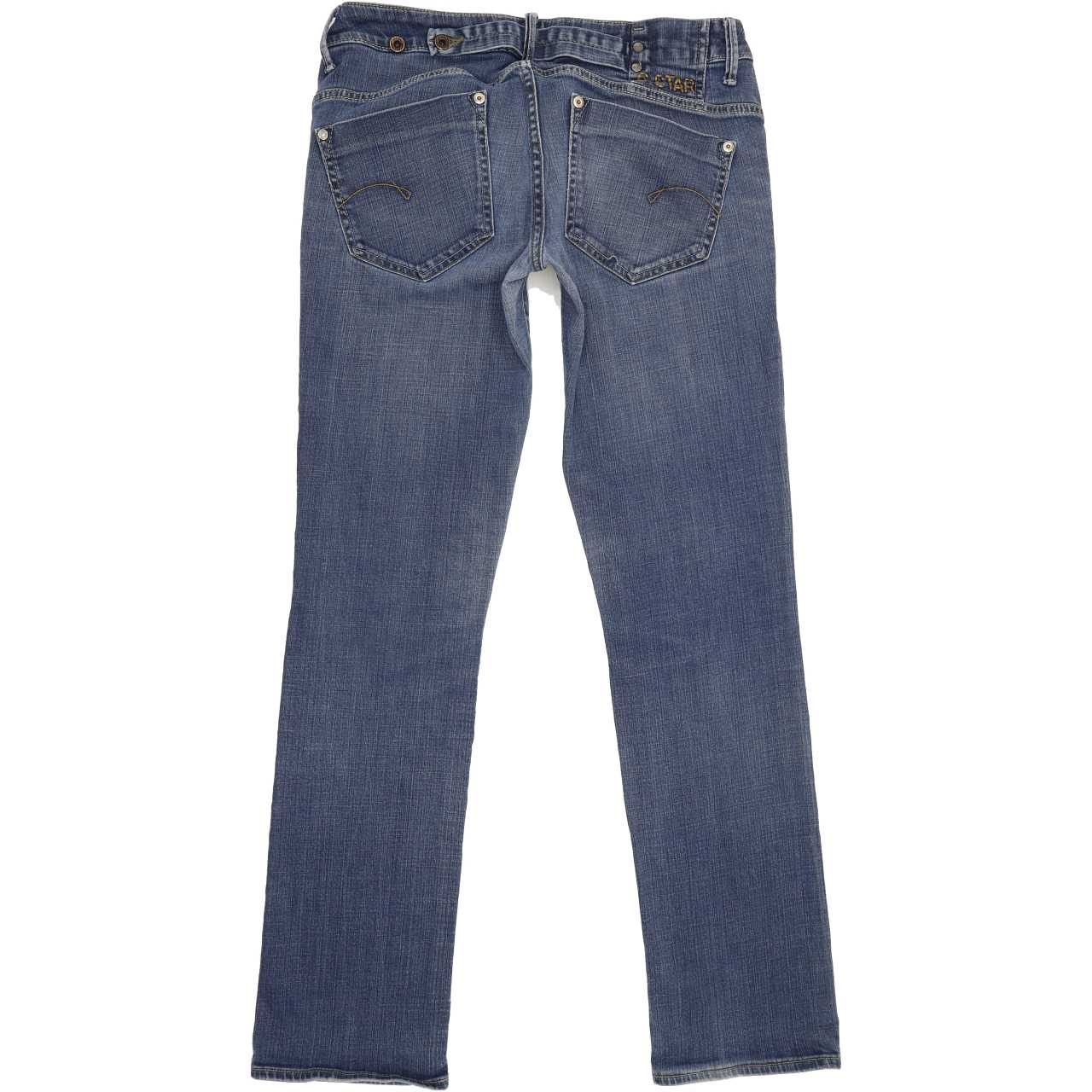 G-Star Midge Women Blue Straight Slim Stretch Jeans W31 L32