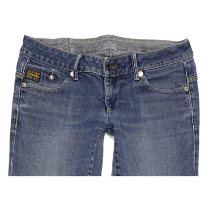 G-Star Midge Women Blue Straight Slim Stretch Jeans W31 L32