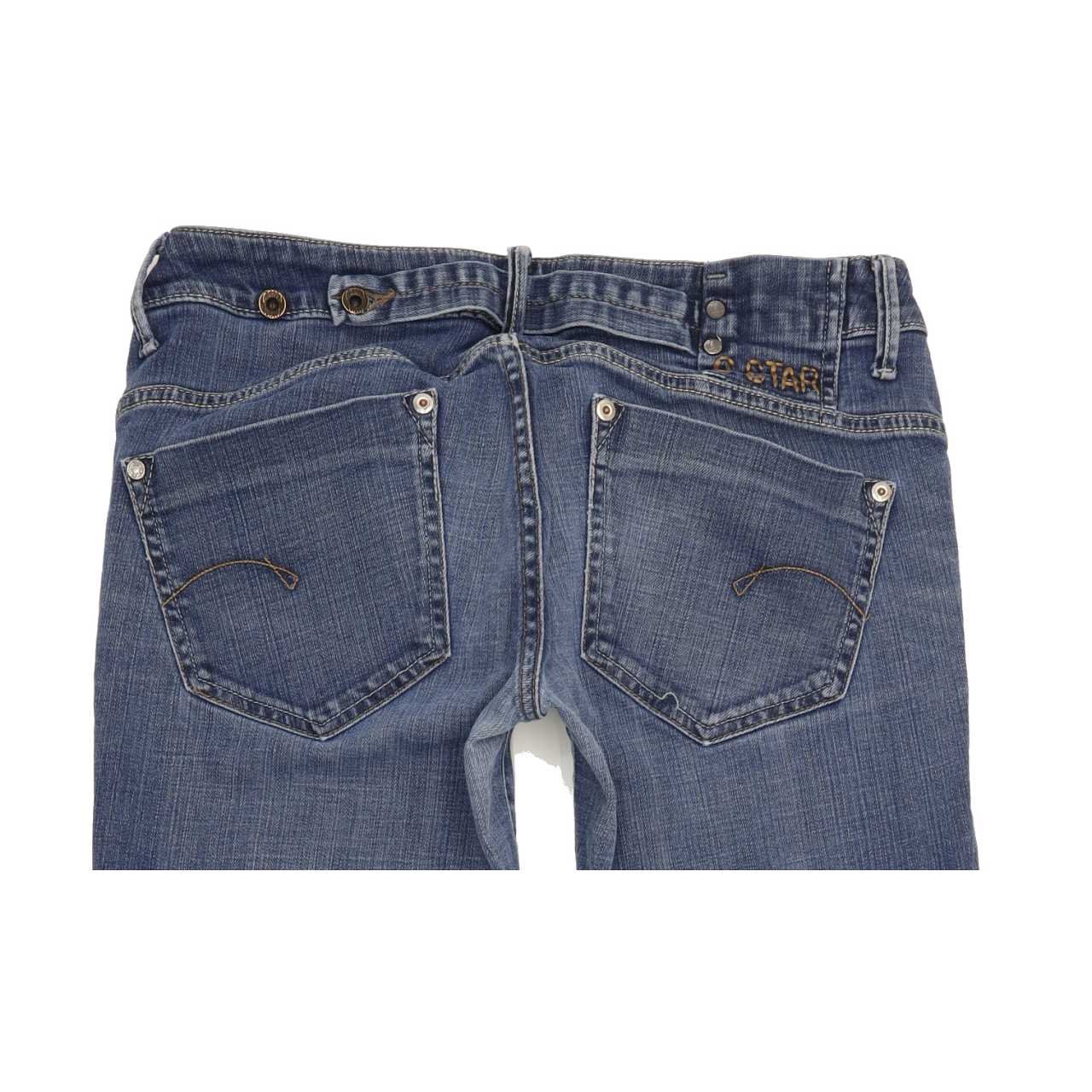 G-Star Midge Women Blue Straight Slim Stretch Jeans W31 L32