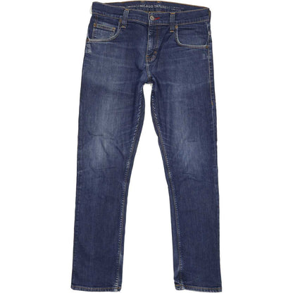 Mustang Chicago Men Blue Tapered Regular Jeans W32 L30