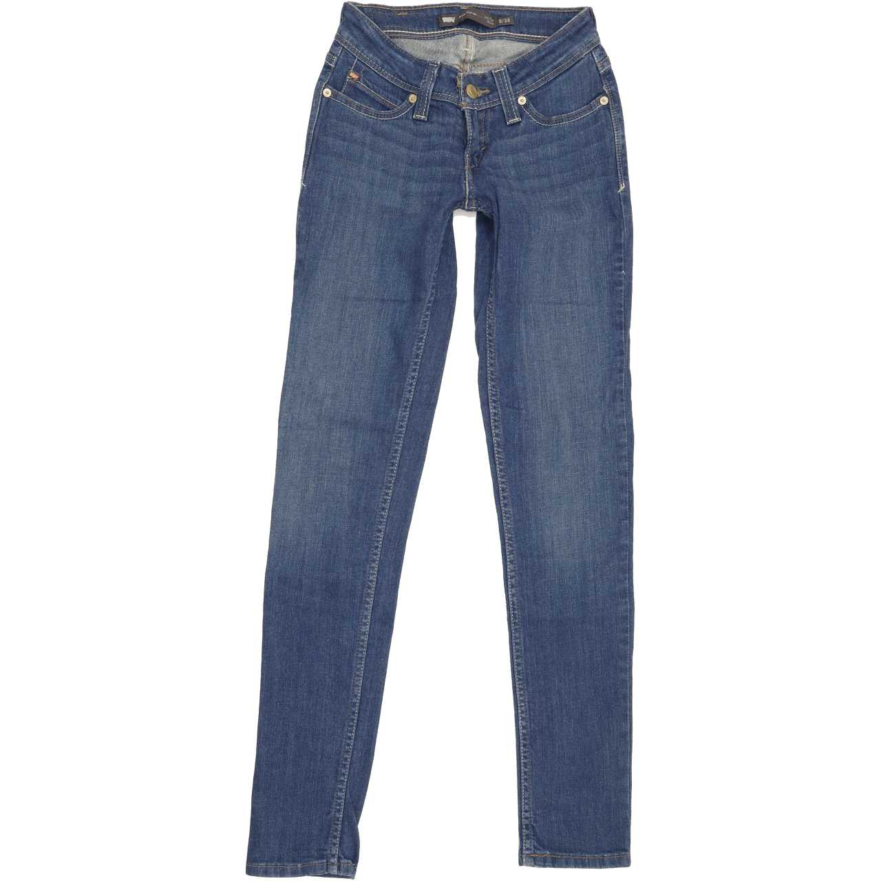 Levi's Bold Curve Women Blue Skinny Slim Stretch Jeans W24 L30
