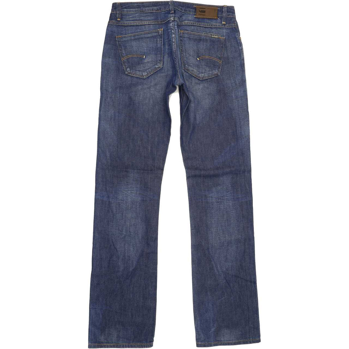 G-Star 3301 Correct Women Blue Straight Slim Jeans W27 L34