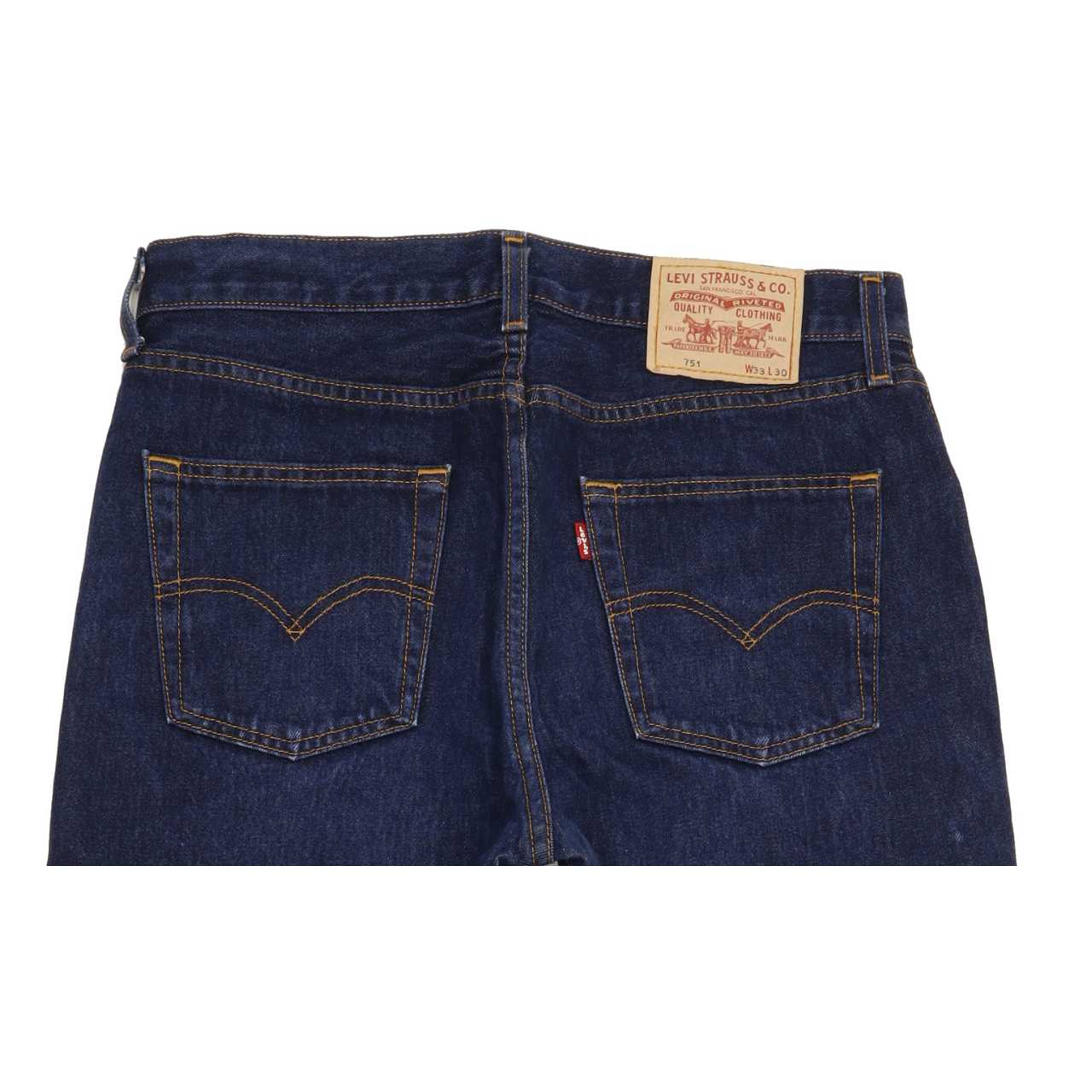 Levi's 751 Men Blue Straight Regular Jeans W33 L28