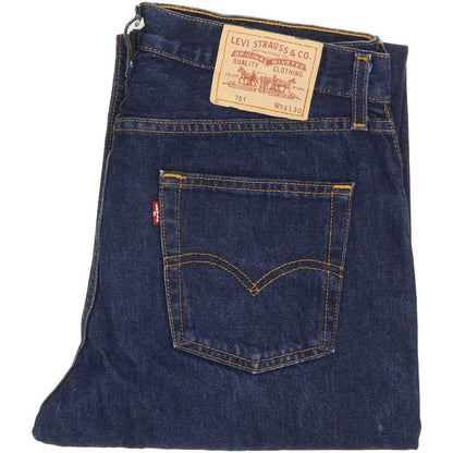 Levi's 751 Men Blue Straight Regular Jeans W33 L28