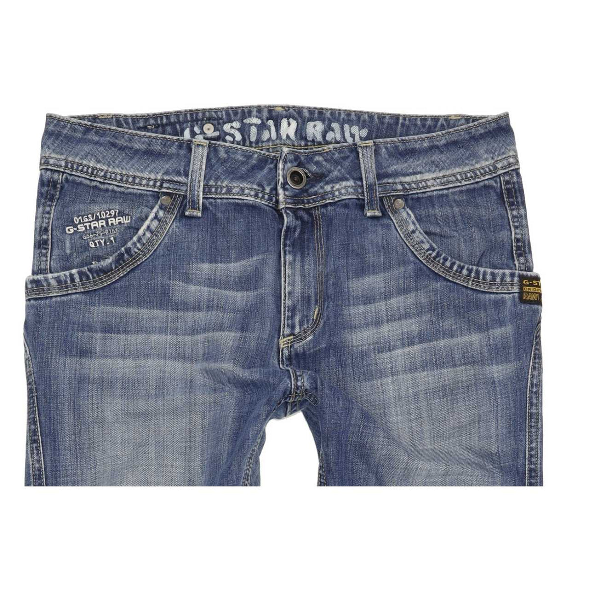 G-Star Jack Pant Women Blue Straight Regular Jeans W29 L33