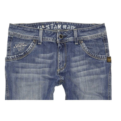 G-Star Jack Pant Women Blue Straight Regular Jeans W29 L33