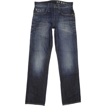 G-Star Victor Men Blue Straight Regular Jeans W32 L33