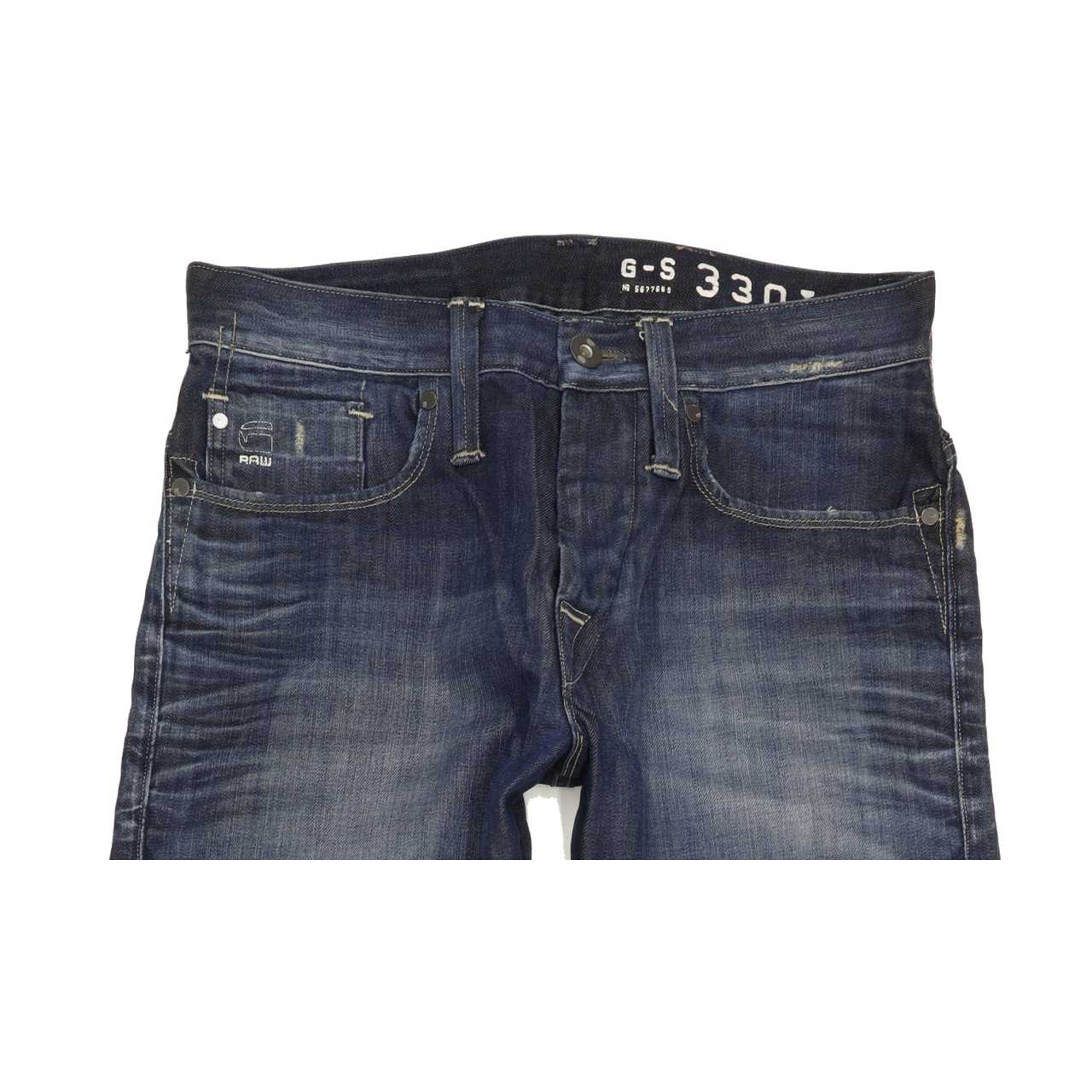 G-Star Victor Men Blue Straight Regular Jeans W32 L33