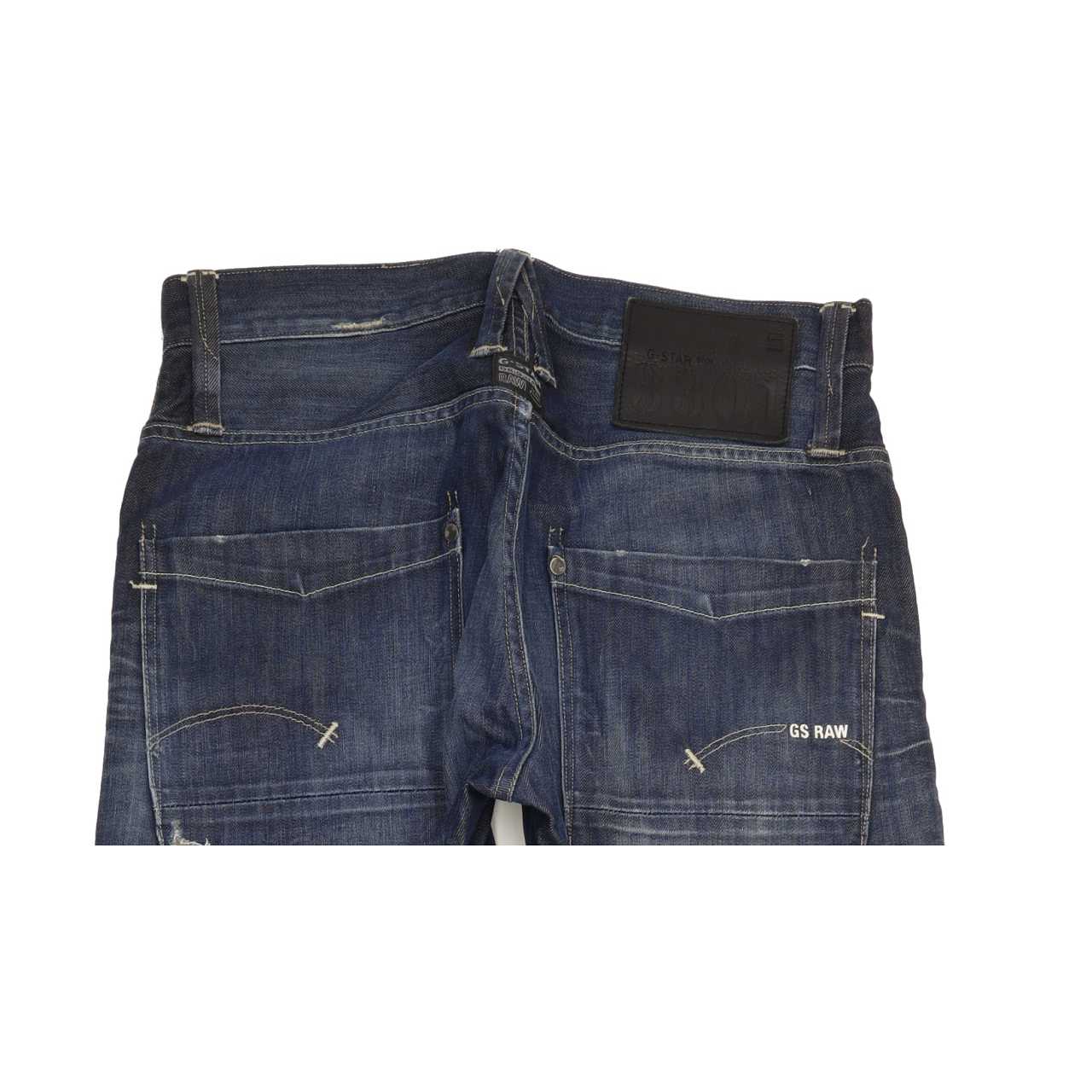 G-Star Victor Men Blue Straight Regular Jeans W32 L33