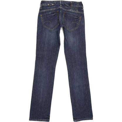 G-Star Midge Women Blue Straight Slim Stretch Jeans W28 L33