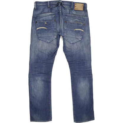 G-Star Blade Men Blue Straight Slim Jeans W34 L32