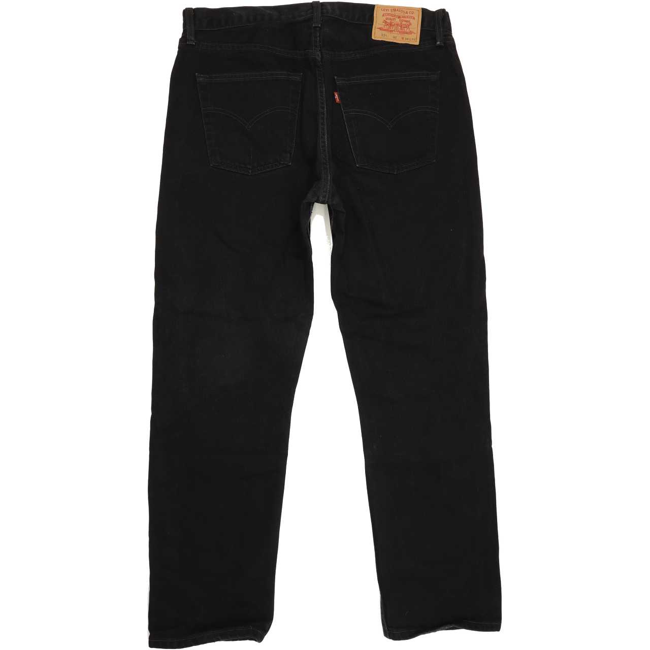 Levi's 521 Men Black Straight Regular Jeans W37 L31