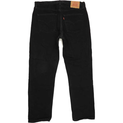 Levi's 521 Men Black Straight Regular Jeans W37 L31