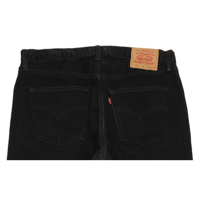 Levi's 521 Men Black Straight Regular Jeans W37 L31