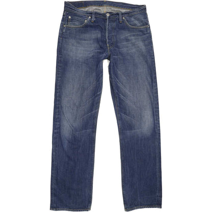 G-Star Ronic Men Blue Straight Regular Jeans W34 L33