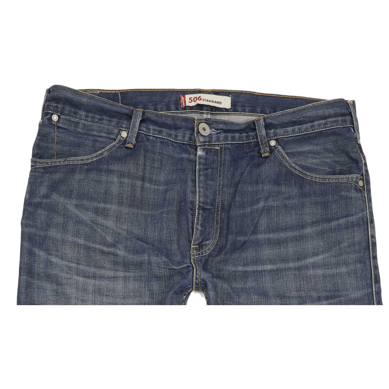 Levi's 506 Men Blue Straight Regular Jeans W38 L31