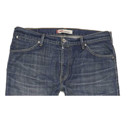 Levi's 506 Men Blue Straight Regular Jeans W38 L31
