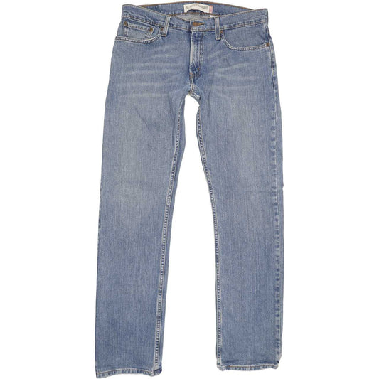 Levi's 514 Men Blue Straight Slim Stretch Jeans W33 L33