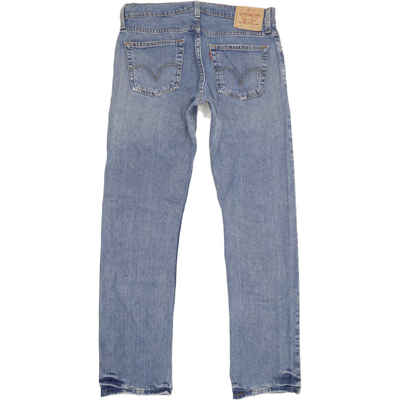 Levi's 514 Men Blue Straight Slim Stretch Jeans W33 L33