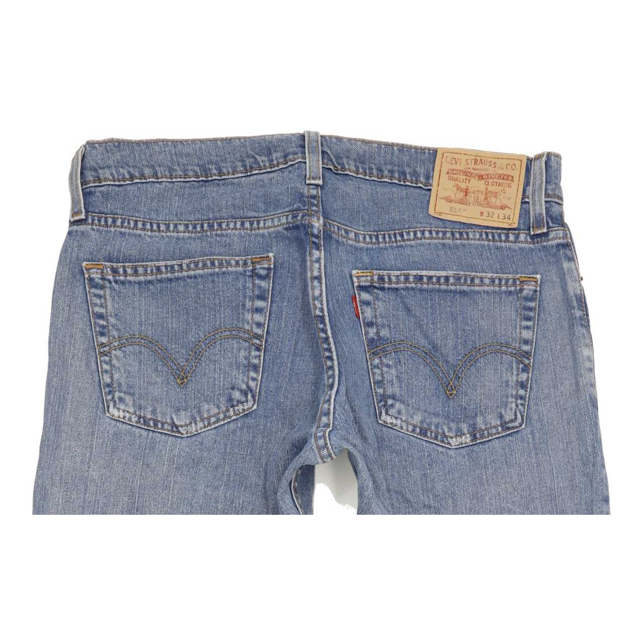 Levi's 514 Men Blue Straight Slim Stretch Jeans W33 L33