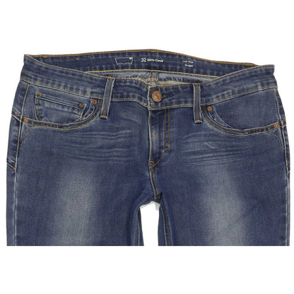Levi's Demi Curve Women Blue Straight Slim Jeans W32 L31