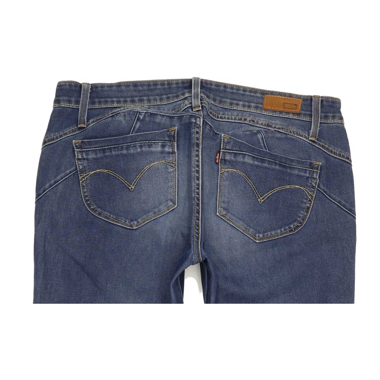 Levi's Demi Curve Women Blue Straight Slim Jeans W32 L31
