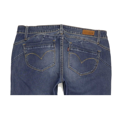 Levi's Demi Curve Women Blue Straight Slim Jeans W32 L31
