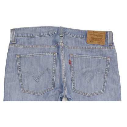 Levi's 511 Men Blue Straight Slim Jeans W36 L31