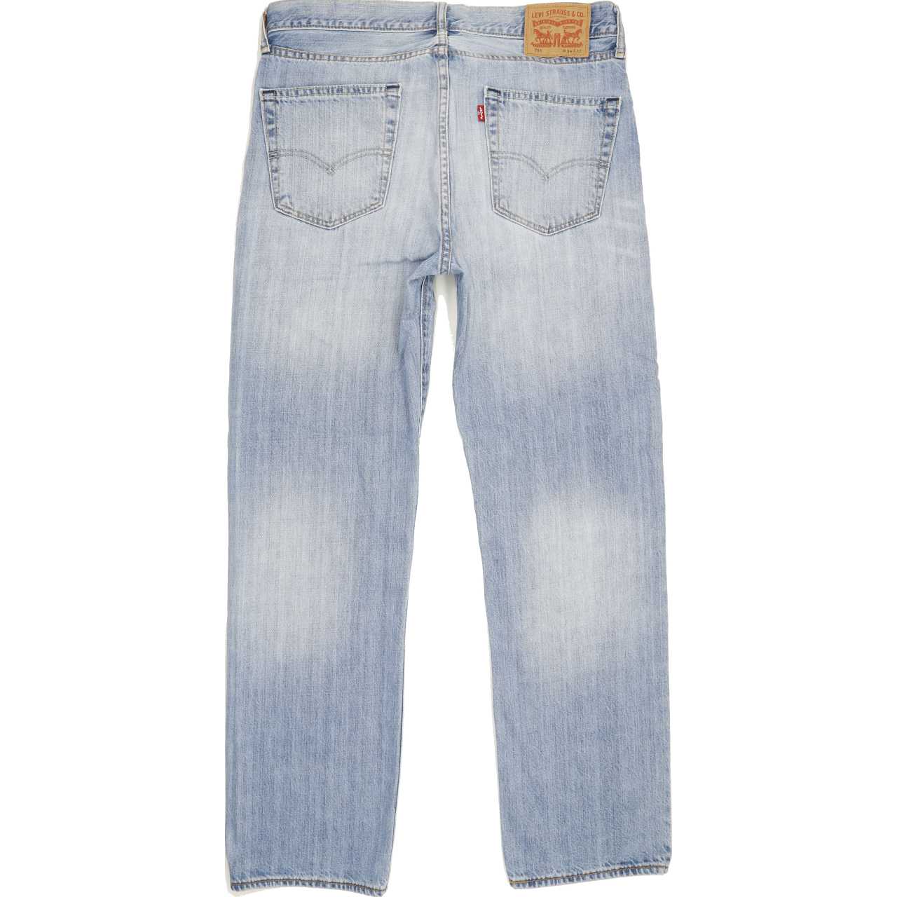 Levi's 751 Men Blue Straight Regular Jeans W34 L31