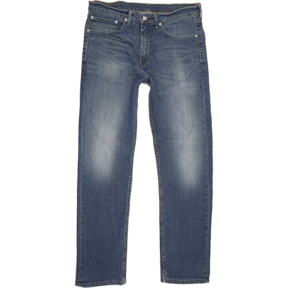 Levi's 505 Men Blue Straight Regular Stretch Jeans W34 L32