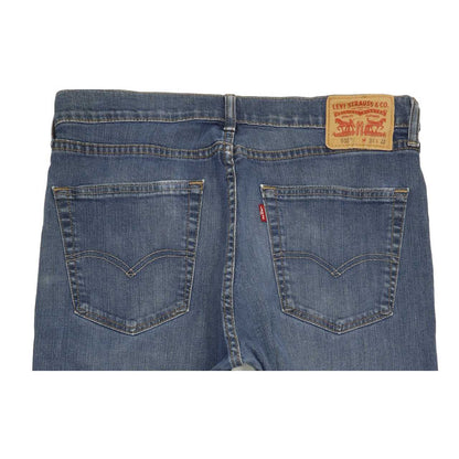 Levi's 505 Men Blue Straight Regular Stretch Jeans W34 L32