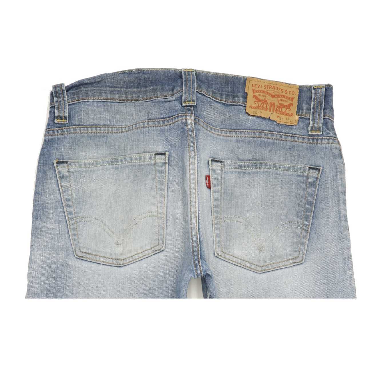 Levi's 506 Men Blue Straight Regular Stretch Jeans W31 L31