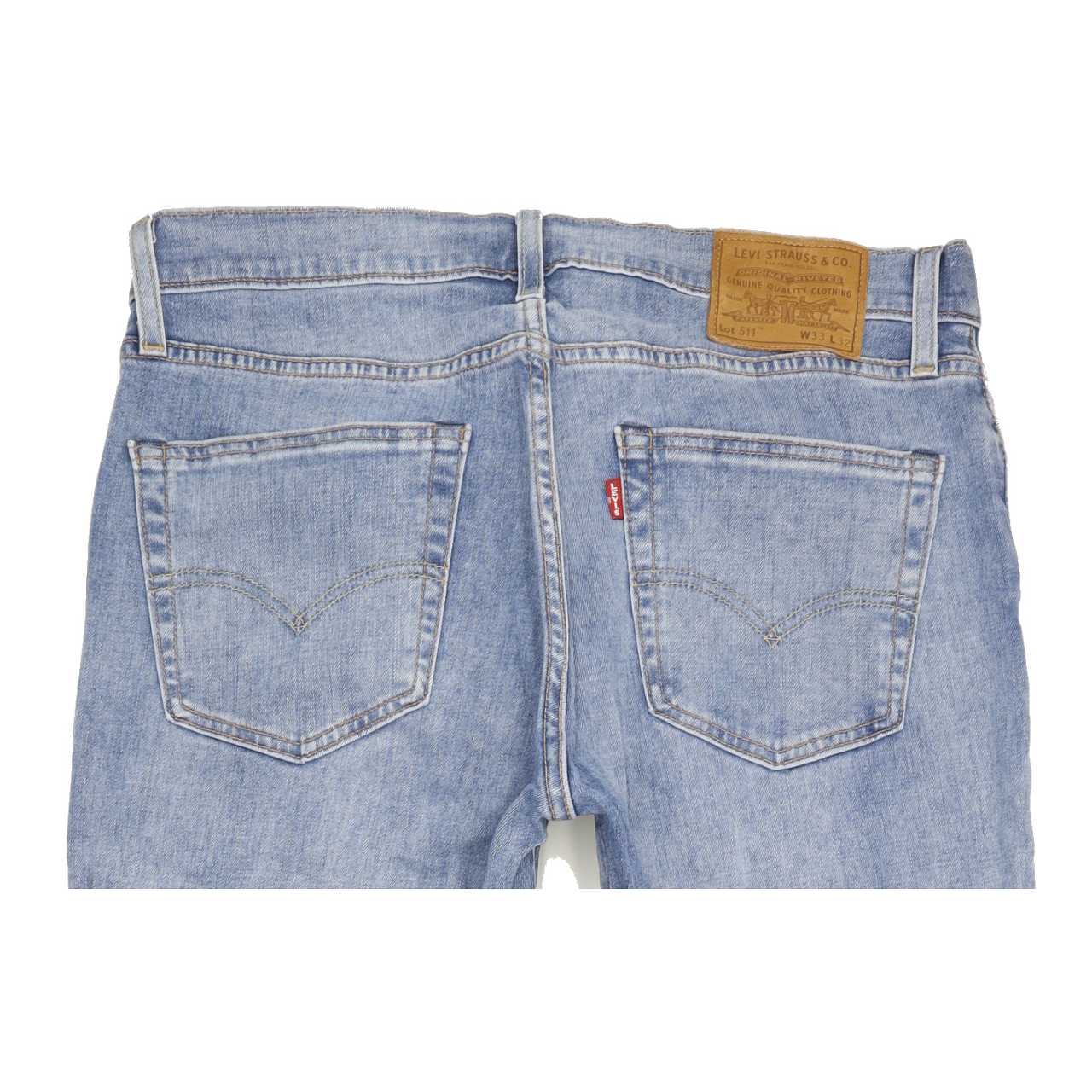Levi's 511 Men Blue Straight Slim Stretch Jeans W33 L32