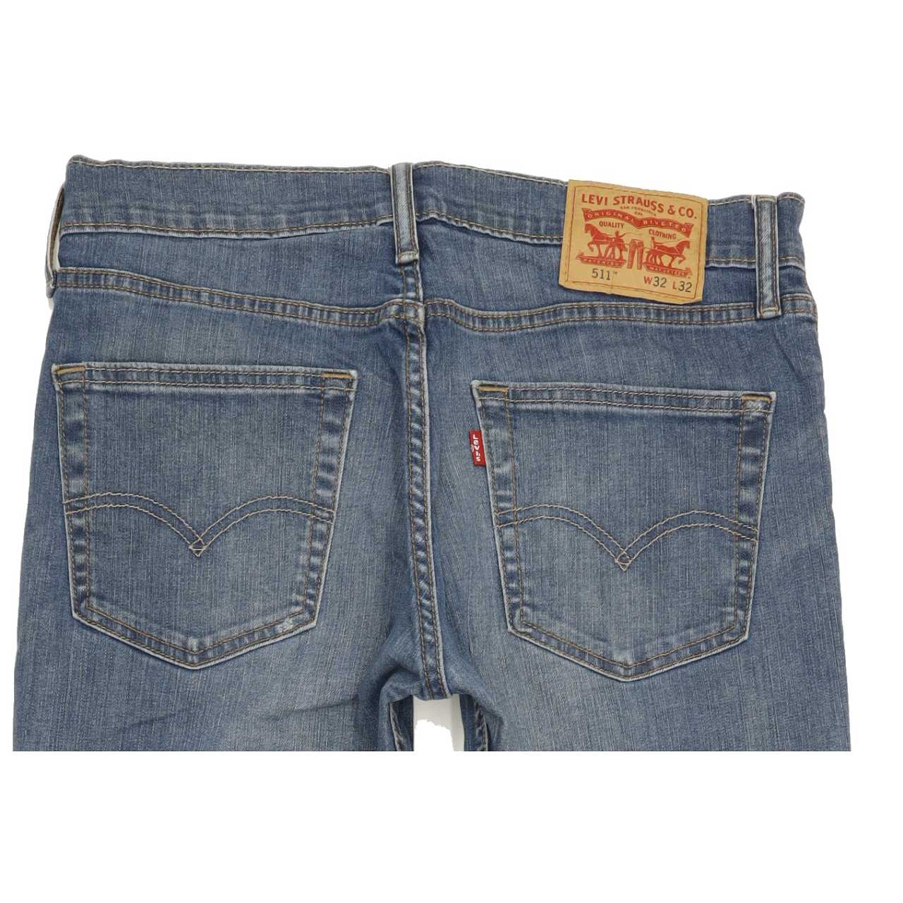 Levi's 511 Men Blue Straight Slim Jeans W32 L31