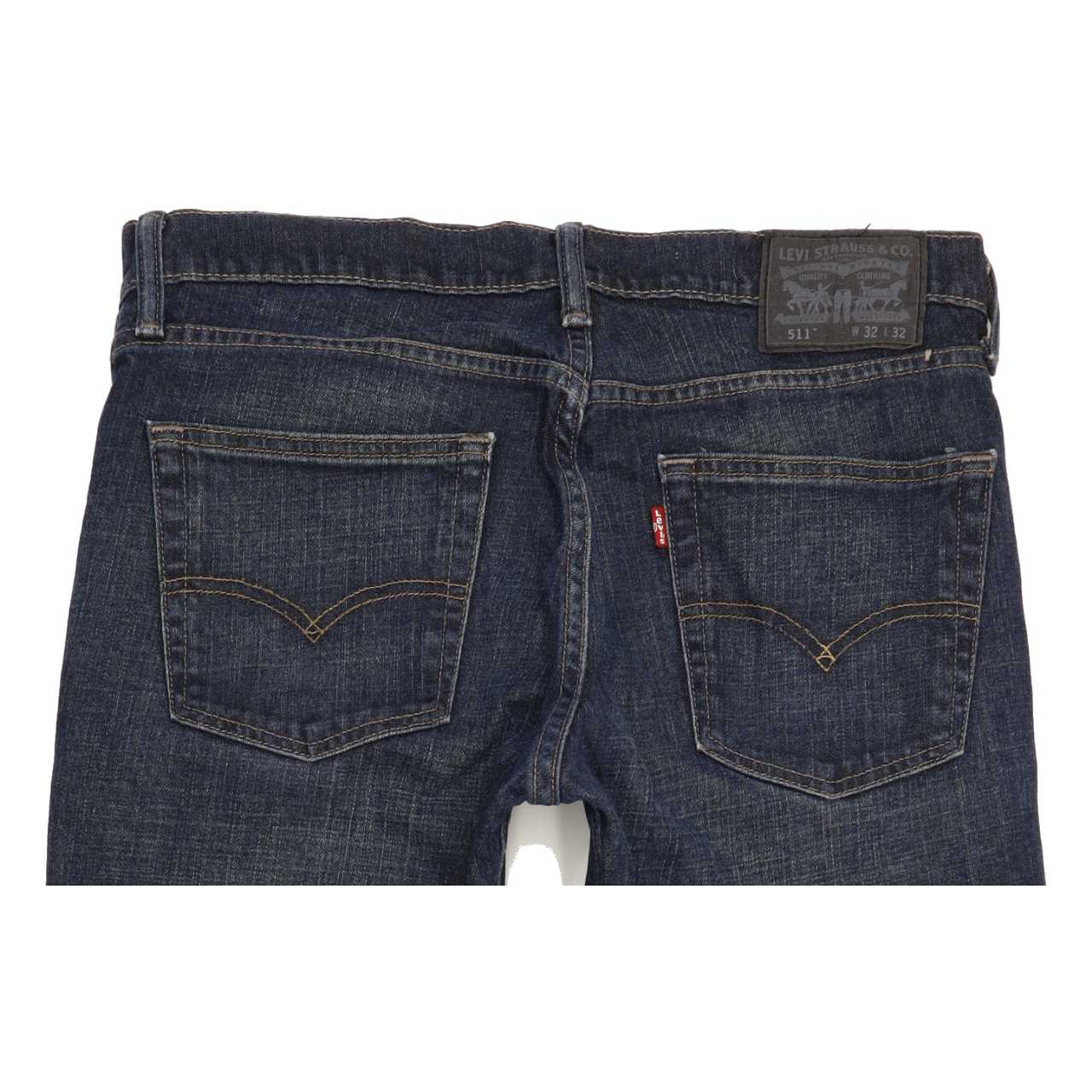 Levi's 511 Men Blue Straight Slim Stretch Jeans W32 L32