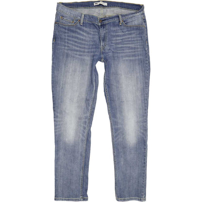 Levi's 524 Women Blue Straight Slim Stretch Jeans W33 L31