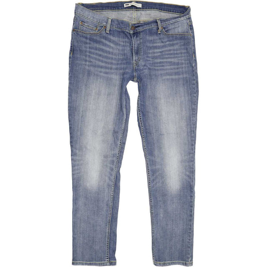 Levi's 524 Women Blue Straight Slim Stretch Jeans W33 L31