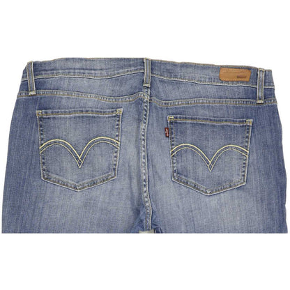Levi's 524 Women Blue Straight Slim Stretch Jeans W33 L31